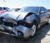 Dodge Charger Collision Accident Before Auto Body Repair