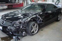 Mercedes-Benz Collision Accident Before Auto Body Repair