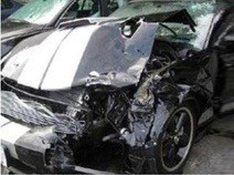 Ford Mustang Collision Accident Before Auto Body Repair