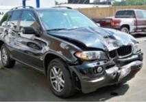 BMW X5 SAV Collision Accident Before Auto Body Repair